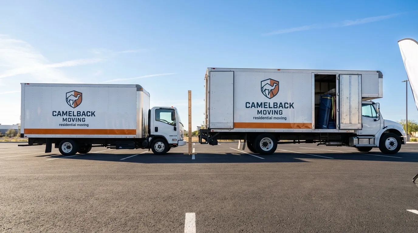 Moving truck size capacity guide in New Hartford